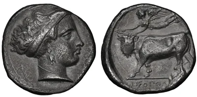 Campania, Neapolis. Silver nomos (didrachm), c. 420-400 BC