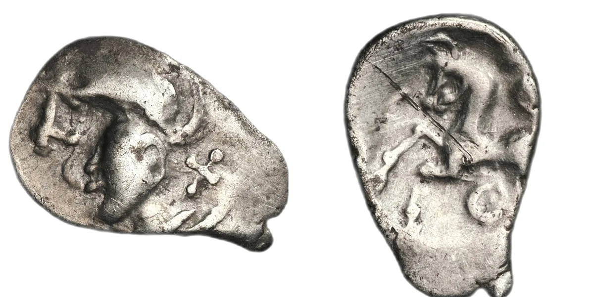 Gaul, Sequani. AR Denarius. Circa 27 BC–AD 14.