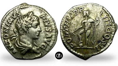 Caracalla, Denarius. Rome, AD 205