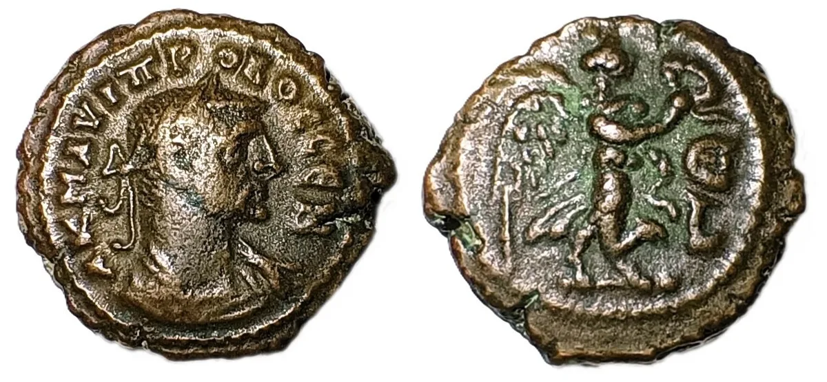 Probus BI Tetradrachm of Alexandria, Egypt. Dated RY 5 = AD 279/80.