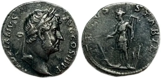 Hadrian (AD 117-138) denarius