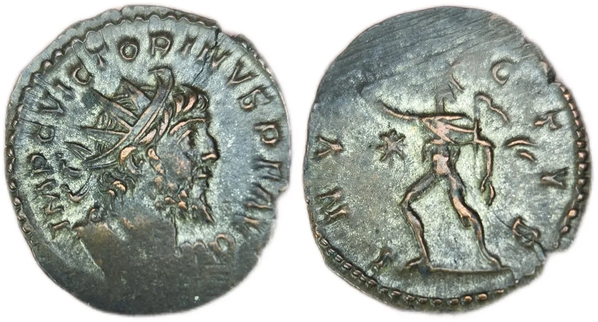 Victorinus - A,D, 269-271 - Antoninianus Æ - INVICTVS - RIC V Victorinus # 114