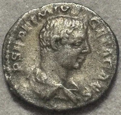 Geta as Caesar 198-209 Denarius ROME