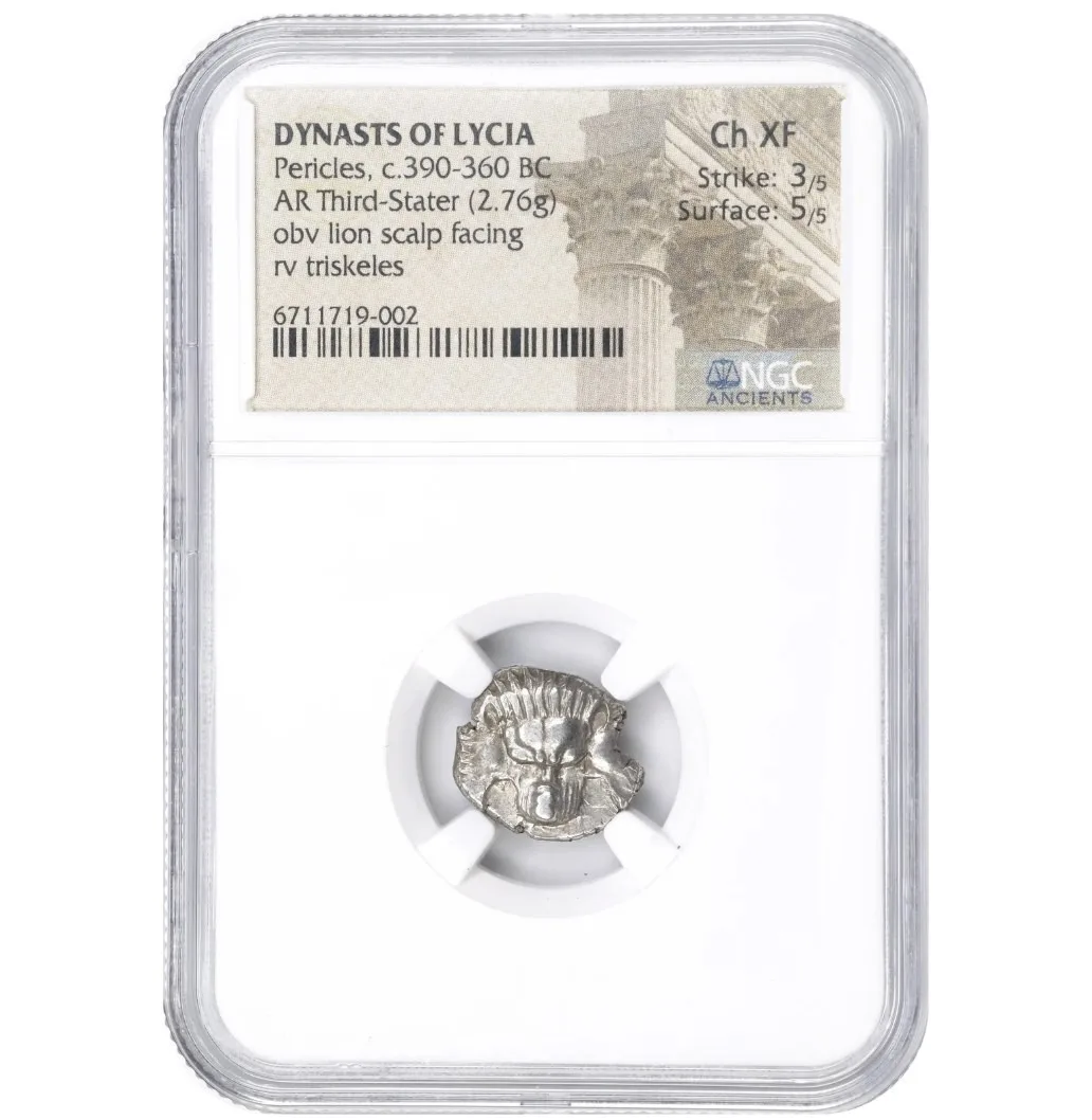 LYCIA. Dynasts of Lycia. Perikles, ca. 380-360 B.C. NGC Certified.