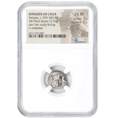 LYCIA. Dynasts of Lycia. Perikles, ca. 380-360 B.C. NGC Certified.