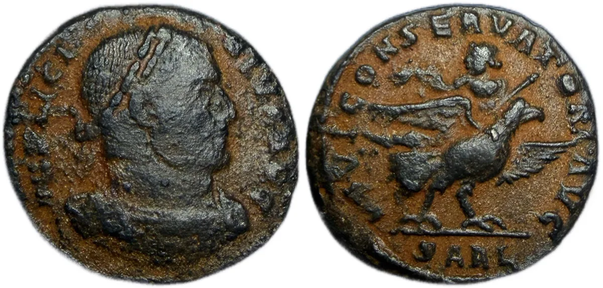 Licinius I. AD 308-324. AE Follis. Arelate (Arles) mint. AD 319