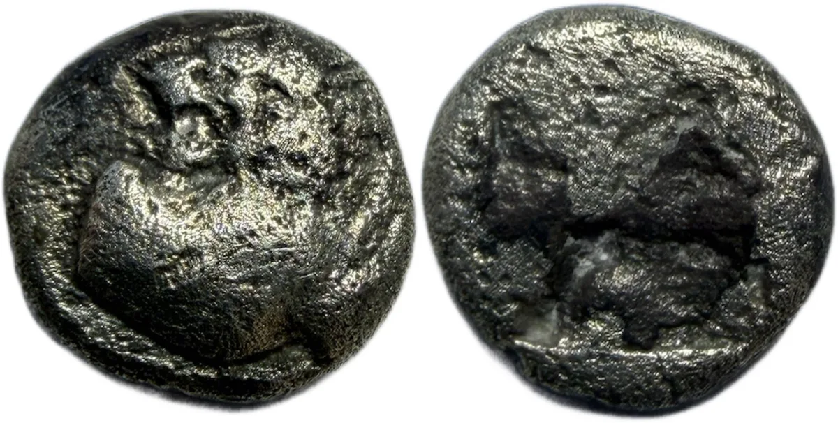 THRACE, Chersonesos. AR Diobol. circa 386-338 BC. - Very Rare
