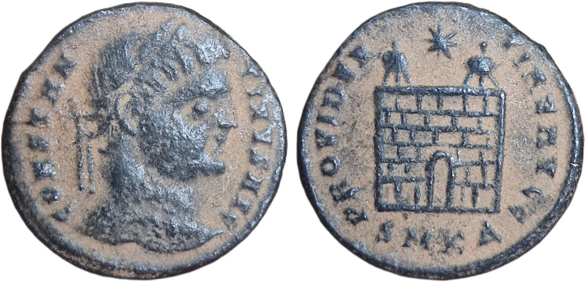 Constantine I, 307/310. AE Follis