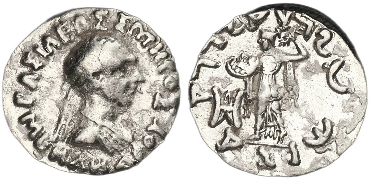 Menander I, 165-130 BC, Drachm