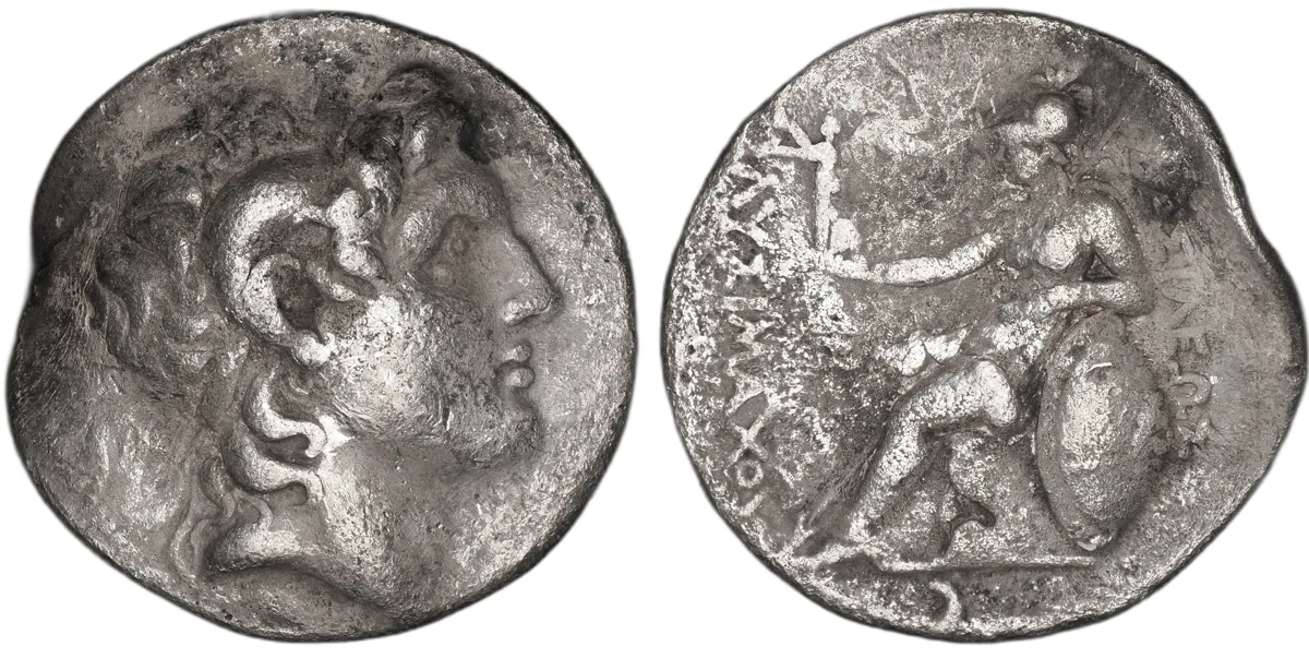 Silver tetradrachm of Lysimachos