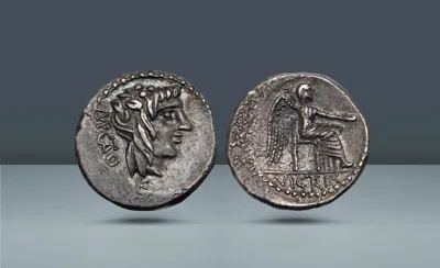 Roman Republic, Italy. M. Cato, Rome, c. 89 BC