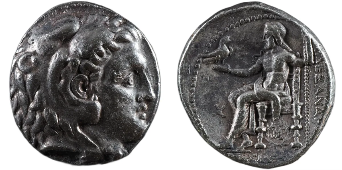 Alexander III AR Tetradrachm, Babylon, posthumous, 325–323 BC, Price 3726