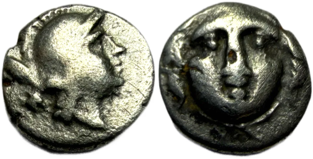PISIDIA, Selge. AR Obol. Circa 350-300 BC.
