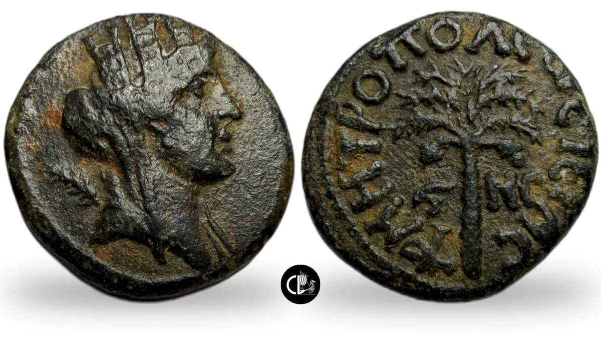 PHOENICIA. Tyre. Time of Hadrian, AD130-131
