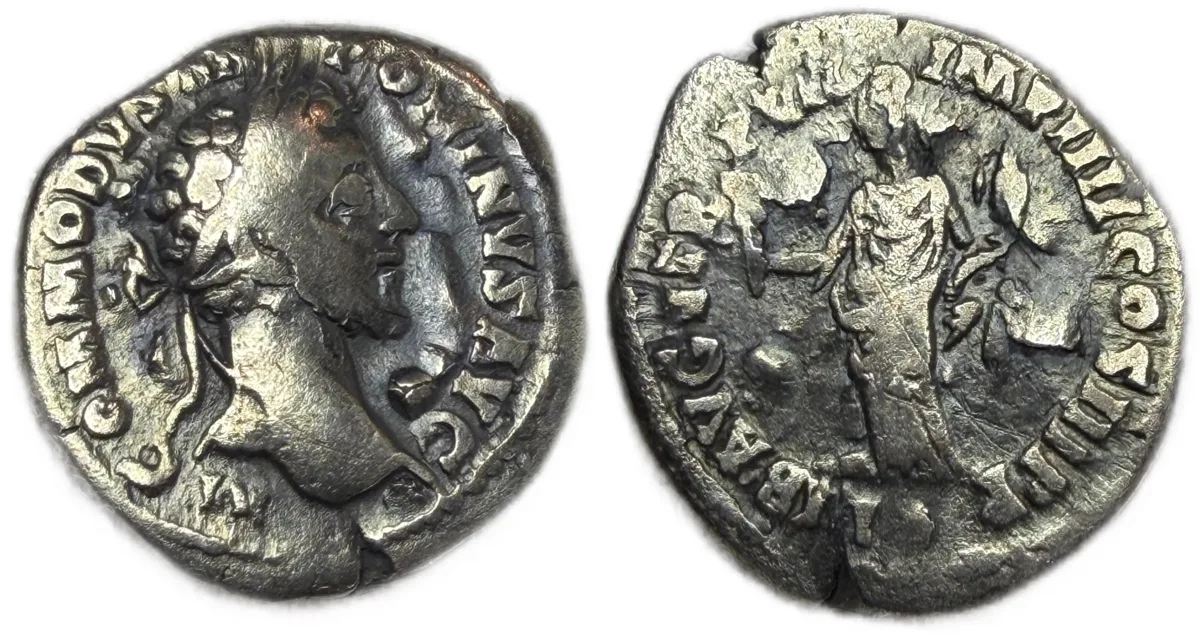 Commodus Denarius Liberalitas RIC 36