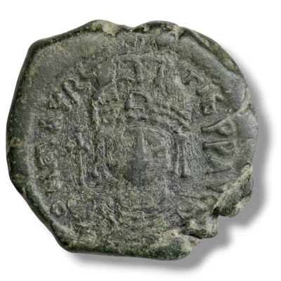 Justinian I (AD 527–565), AE Half-Follis, Nicomedia mint, Regnal Year 20 (AD 546/7)