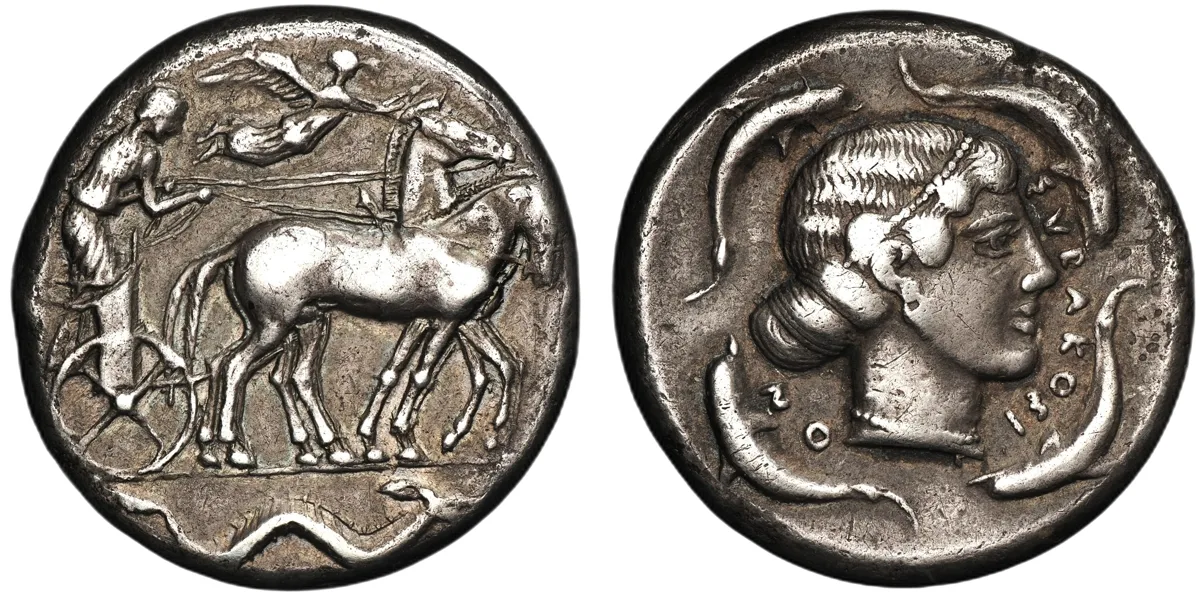 Sicily, Syracuse. AR Tetradrachm