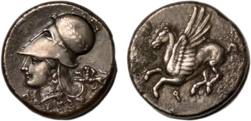 CORINTH, Corinthia. 375-300 BC. AR Stater (21.5mm, 8.53g, 3h).
