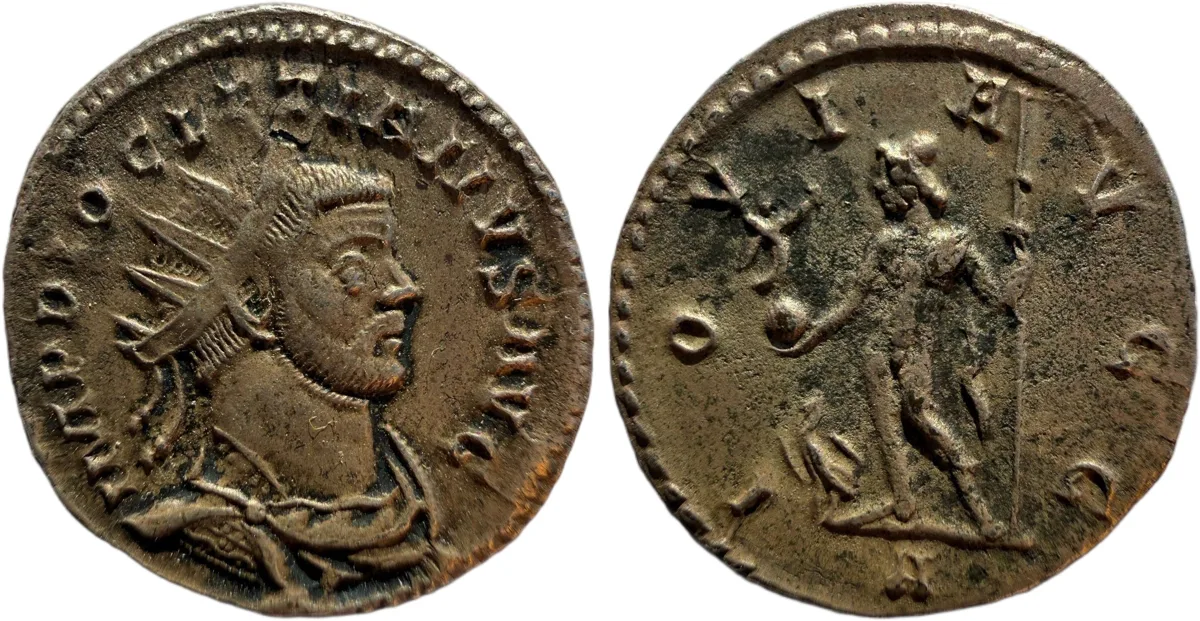 Diocletian Silvered Antoninianus