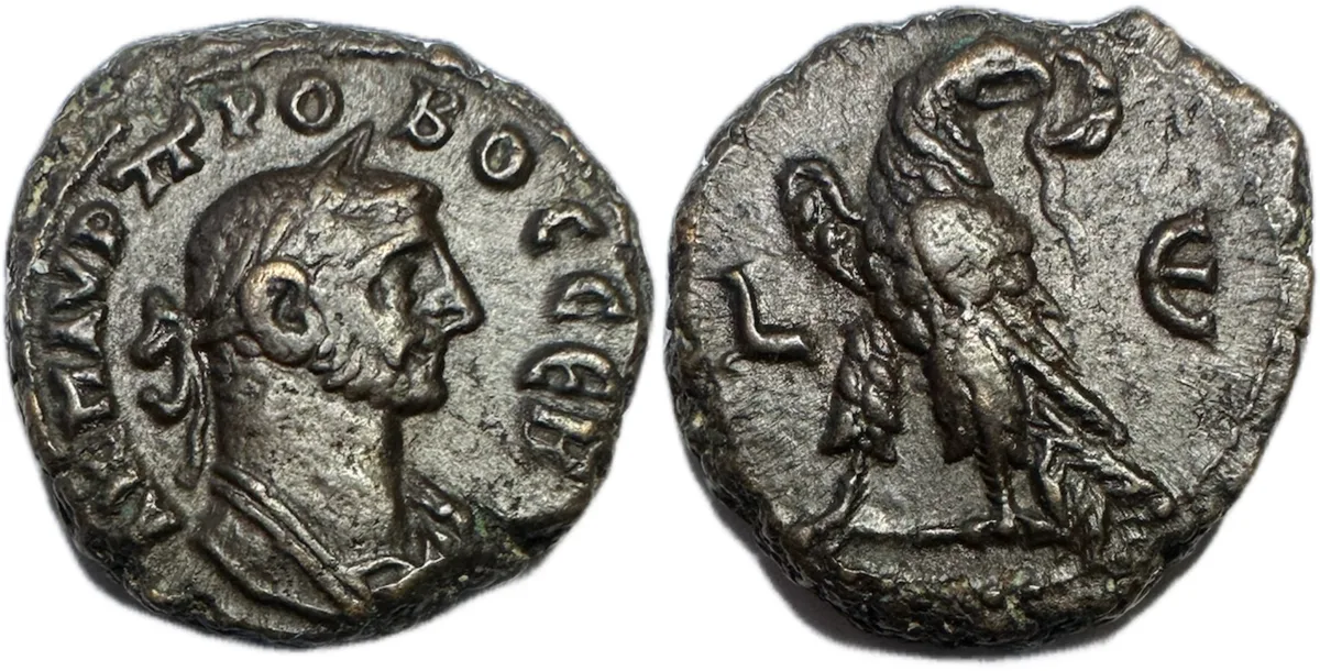 EGYPT, Alexandria. Probus. Potin Tetradrachm. AD 279/80