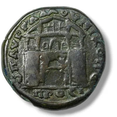 Moesia Inferior, Nicopolis ad Istrum. Septimius Severus AE Tetrassarion, AD 201–203