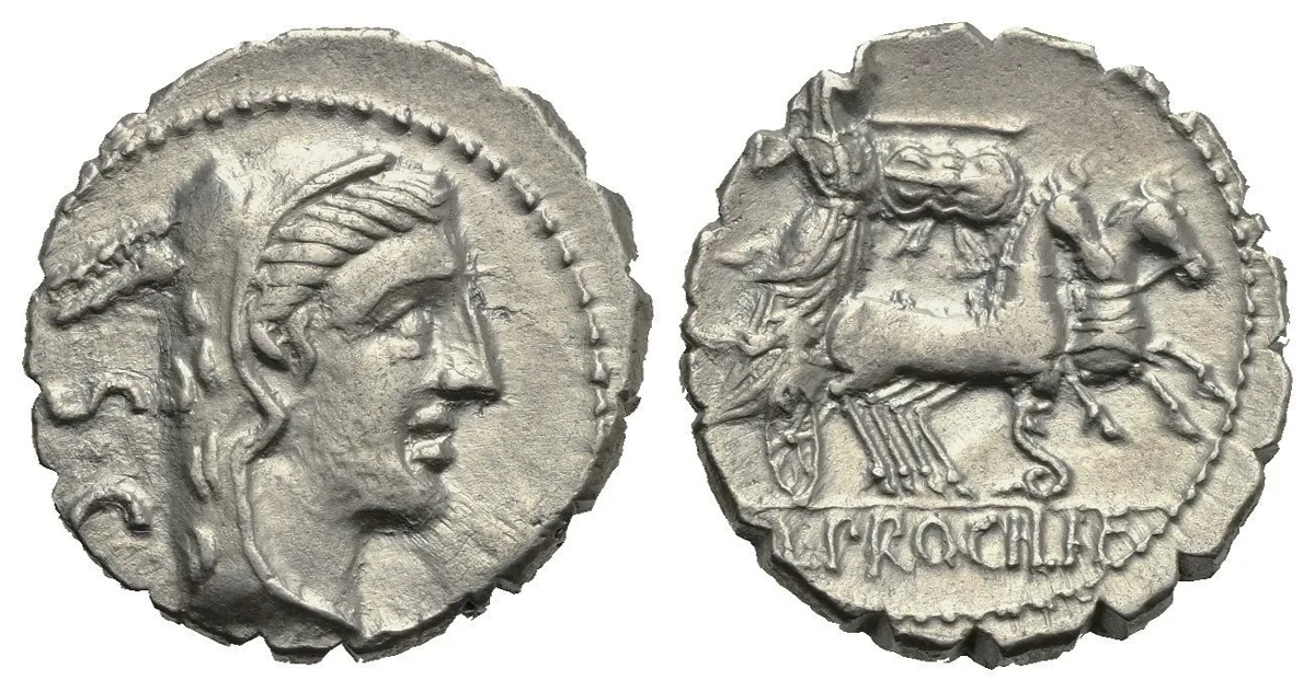 L. Procilius L.f. (the historian), circa 80 BC.