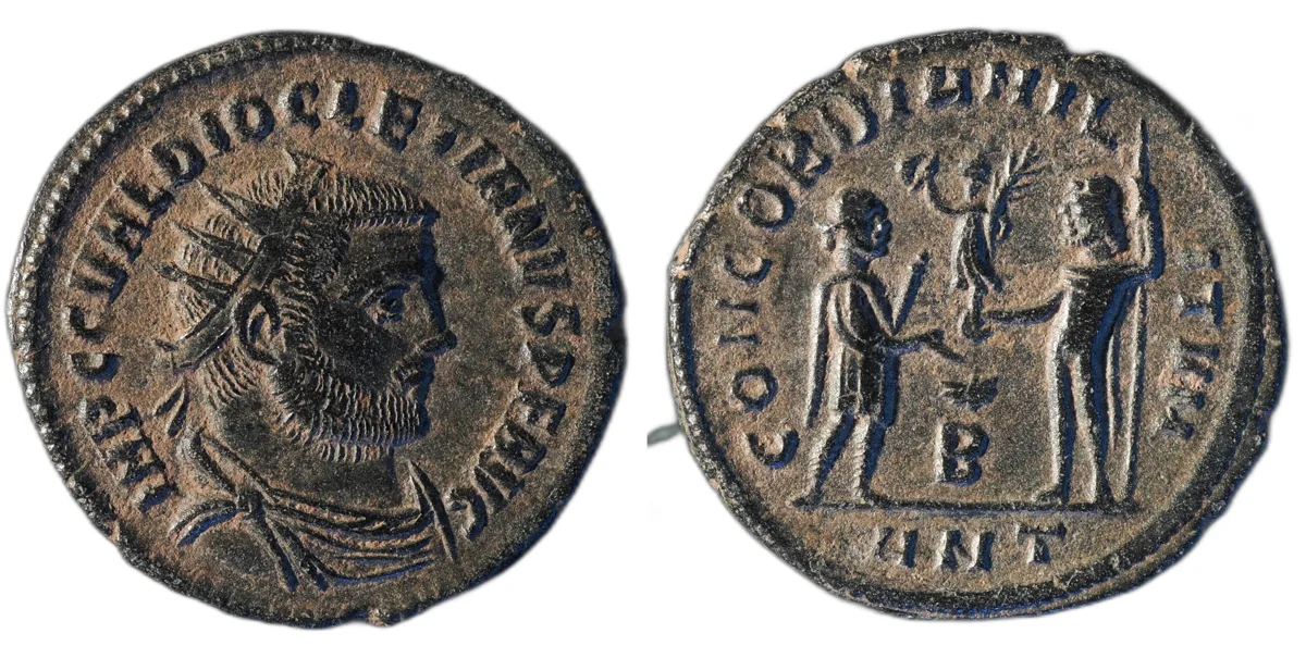 Diocletian, AE Radiatus, billon, reign 284-305, minted 284-305
