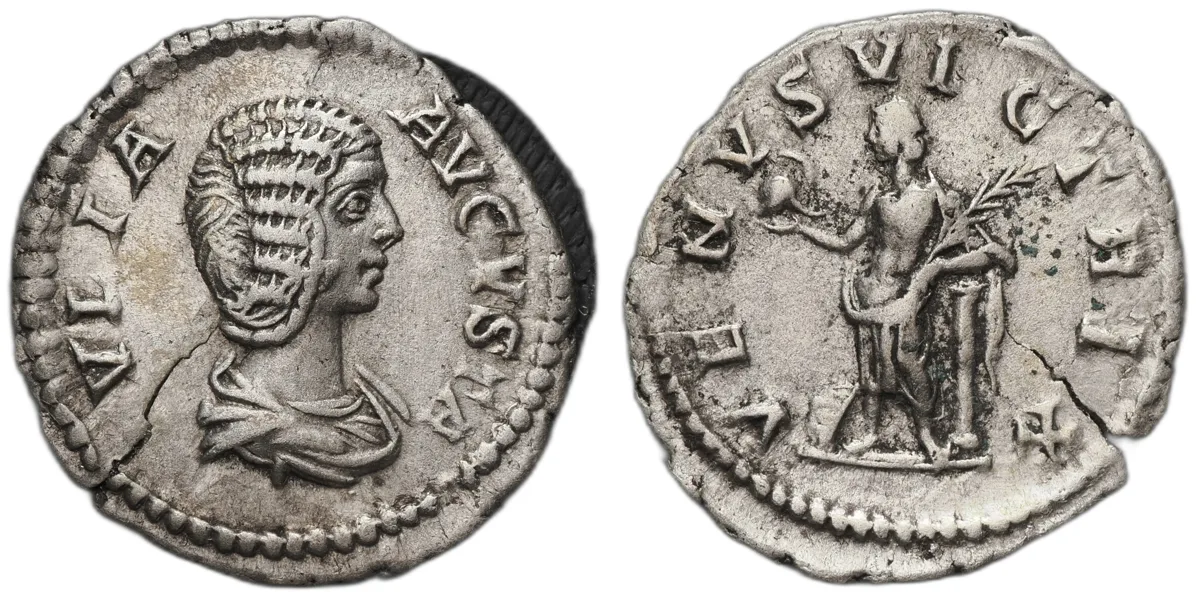 Julia Domna, wife of Septimius Severus, Denarius