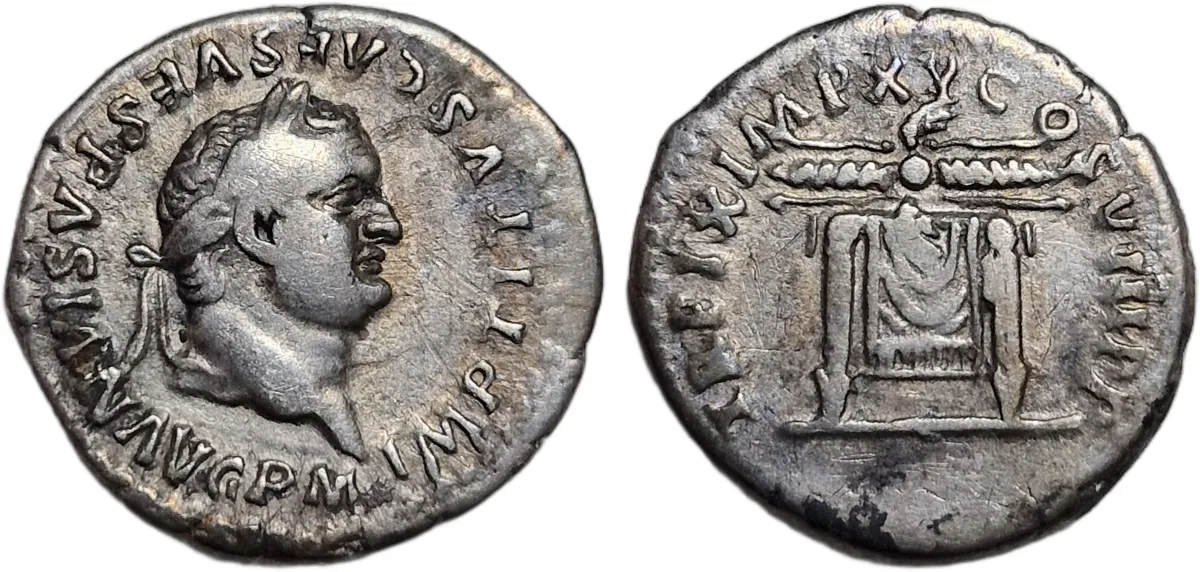 Titus Denarius 80 AD