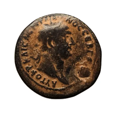 SYRIA, Seleucis and Pieria. Antioch. Trajan, AD 98–117. Æ 29. Rome Mint for Circulation in Syria, AD 98/99. Countermarked. RPC III 3653