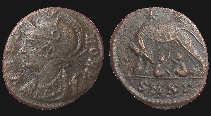 ROMAN: City Commemorative (Struck 332 AD and 335 AD) AE3 18mm, 2.9gm, Cyzicus