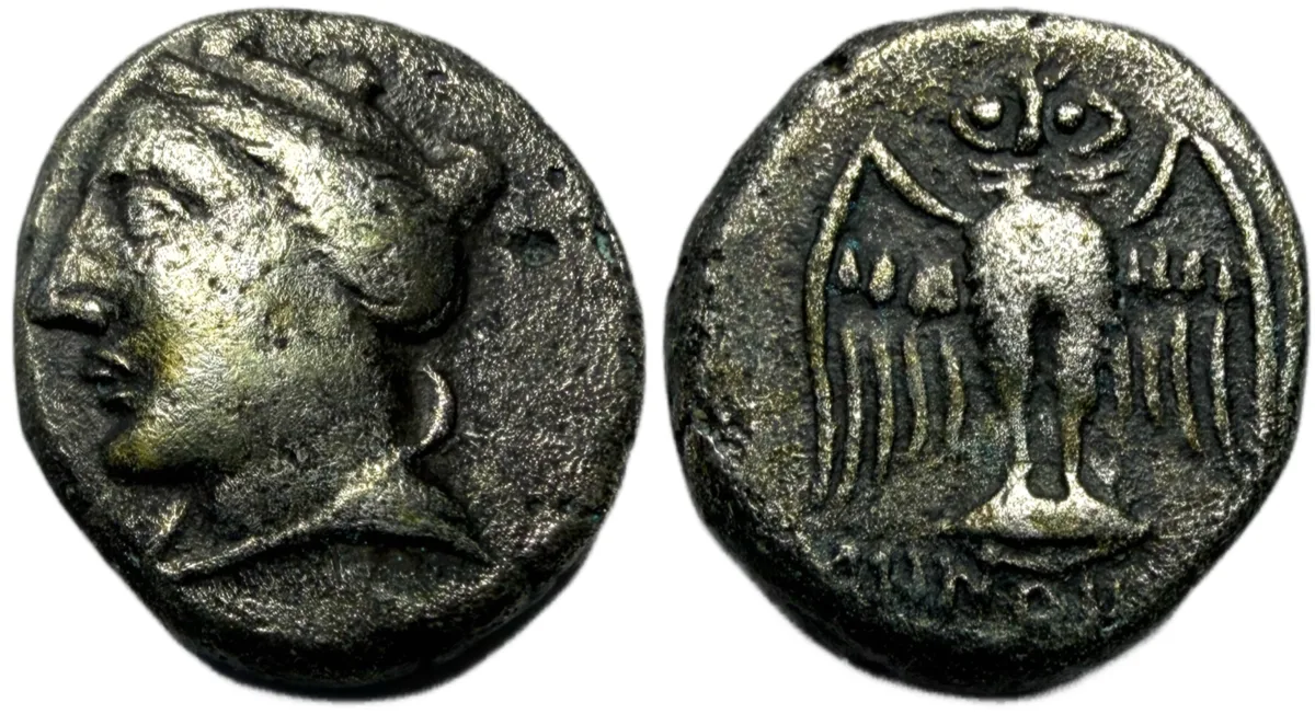 PONTOS. Amisos. Siglos or Drachm. Menofiloy magistrate