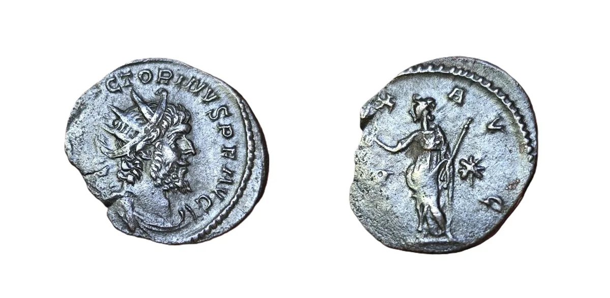 Victorinus - A.D. 269-271 - Silver Antonianus - IMP C VICTORINVS P F AVG