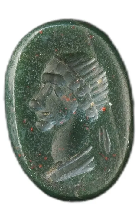 Hellenistic Period, 1st Cent. BC – 1st Cent. AD. Intaglio in Heliotrope