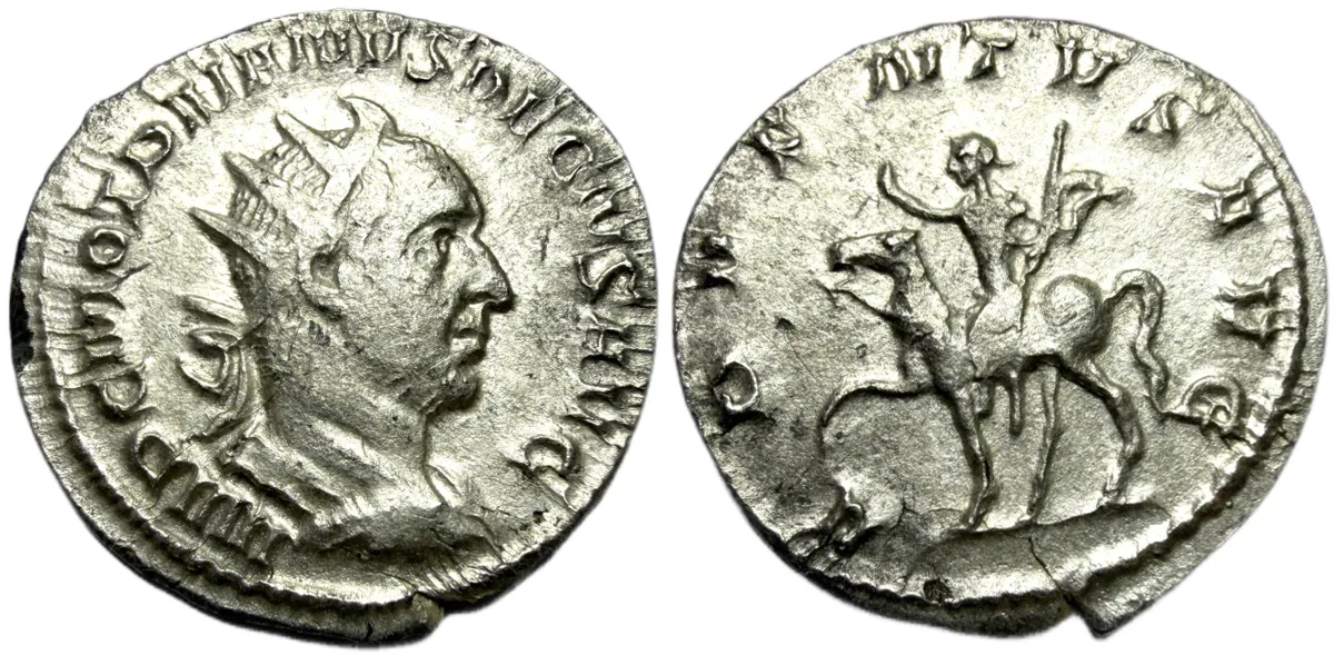 Trajan Decius. AR Antoninianus. Rome. AD 250