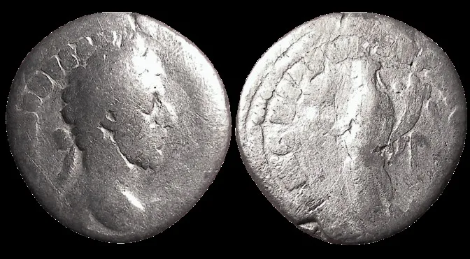 ROMAN COMMODUS AUGUSTUS (Struck 182 AD) AR 17mm, 2.5gm Denarius. 5th Liberalitas donative