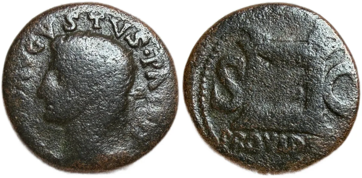 Divus Augustus AD 14. Rome As Æ 27 mm, 8,72 g