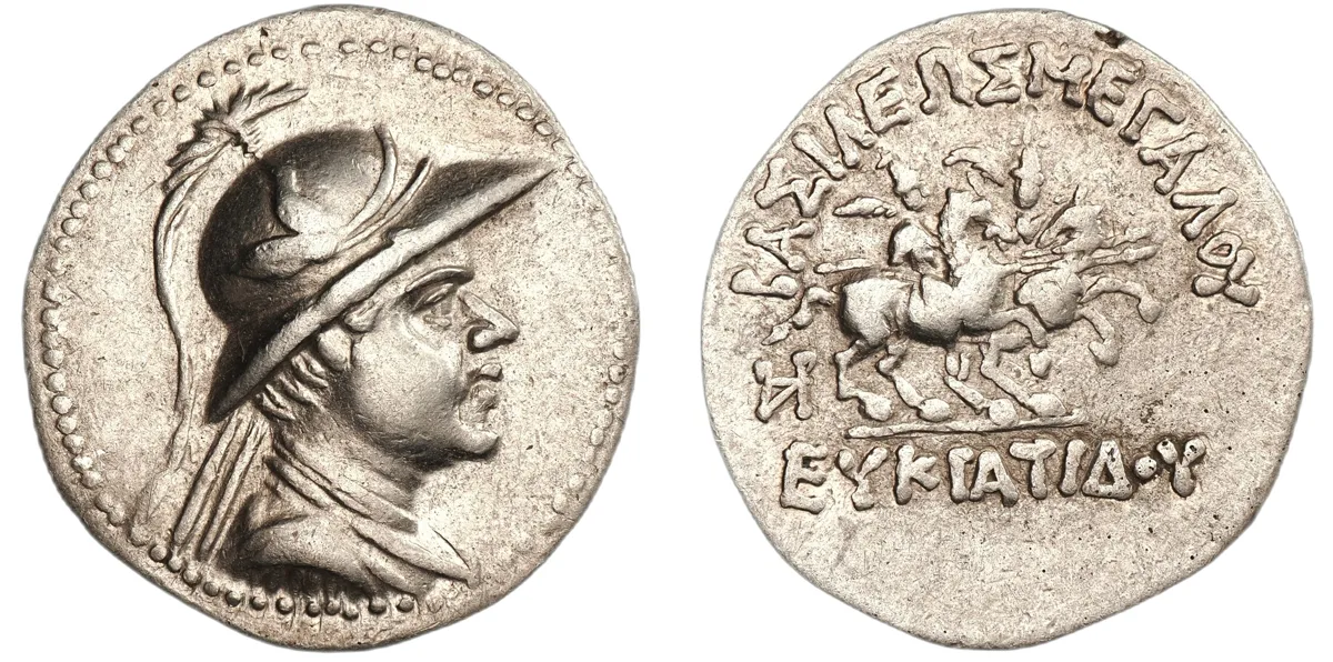 Eucratides, 171-145 BC, drachm