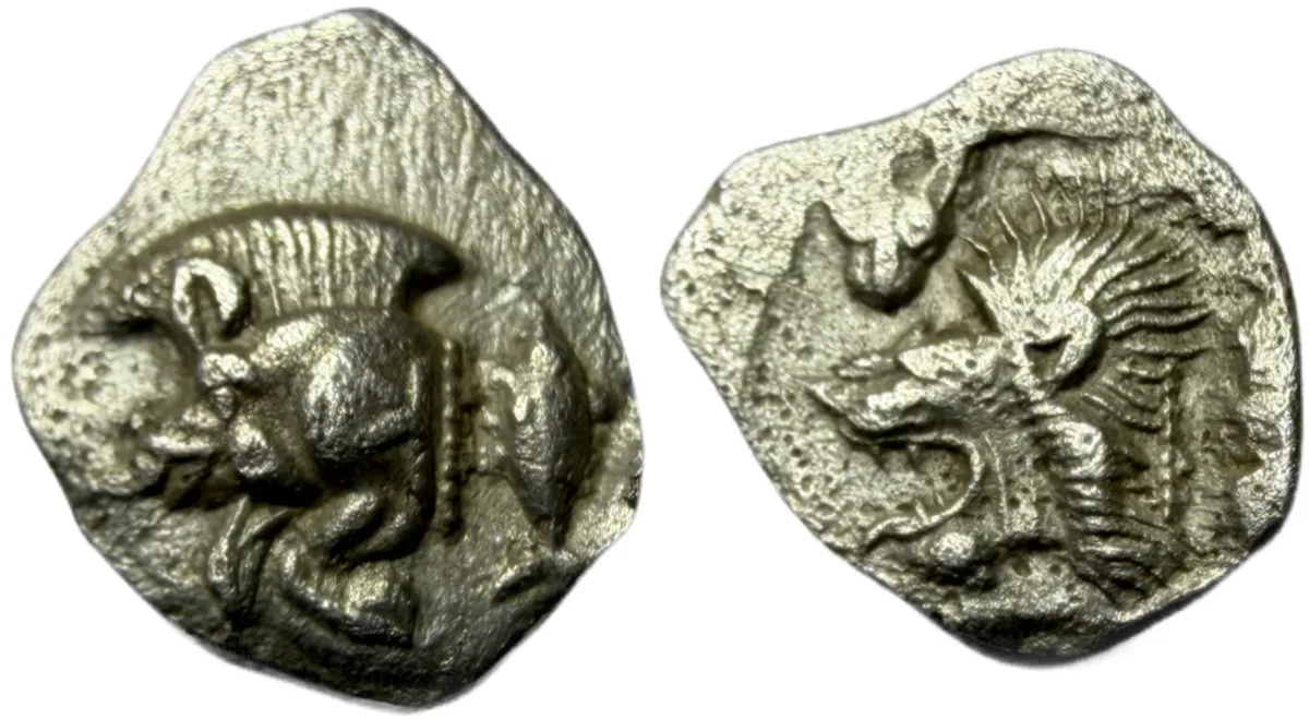 MYSIA, Kyzikos. Hemiobol. Ca. 450-400 BC