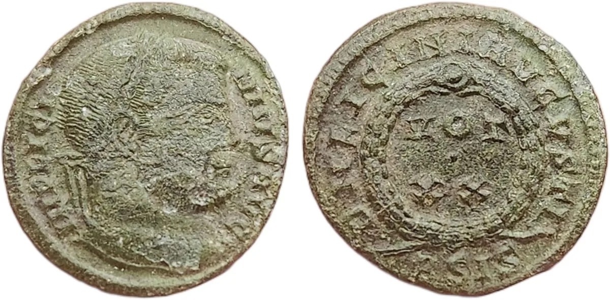 Licinius Follis with vows