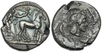 Sicily Syracuse Deinomenid Tetradrachm 475 - 470 BC