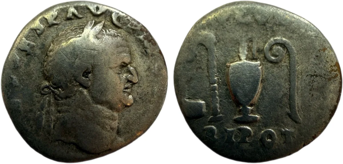 Vespasian AR Denarius.