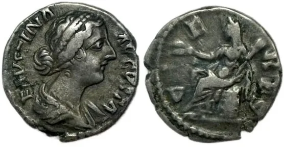 Faustina II (AD 147-176) denarius