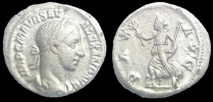 ROMAN Severus Alexander 222-235 222-228 PAX AVG Denarius Rome VF Ancient DND Rare Coins