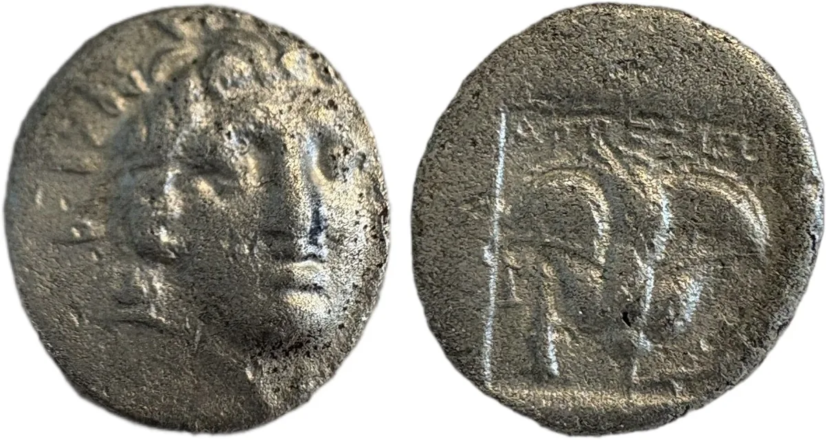 CARIA. Rhodes Hemidrachm (Circa 170-150 BC)