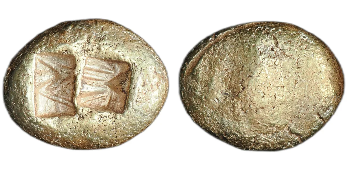 Ionia, uncertain mint, c. 625-600 BC. Electrum trite