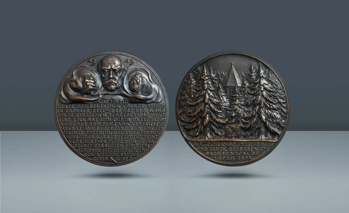 German, Weimar Republic. Medal of K. Goetz, 1919