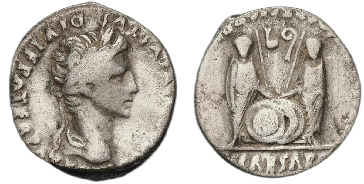 Augustus, 27 BC - 14 AD, Denarius
