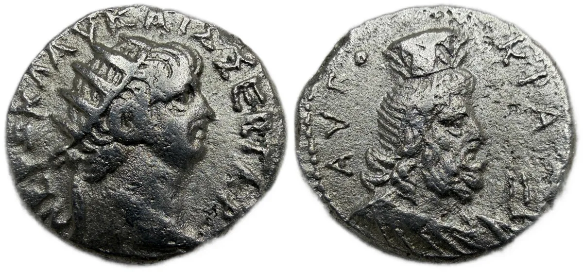 Nero Tetradrachm with Serapis Reverse