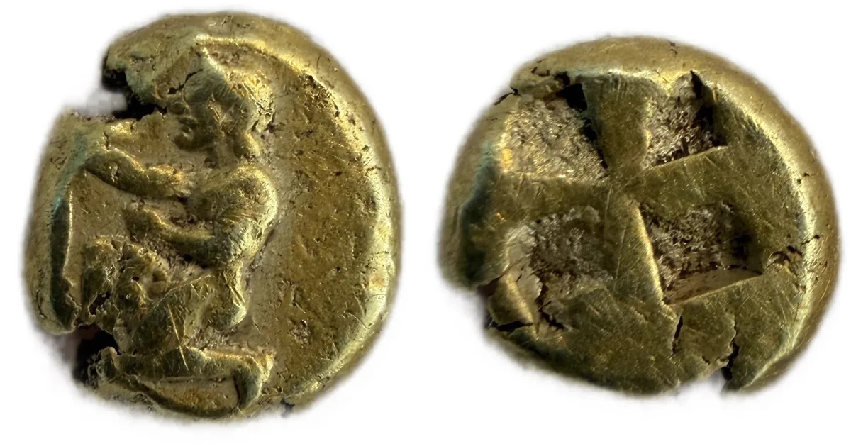 Mysia. Cyzicus. Hemihekte. Circa 480-460 BC Electrum